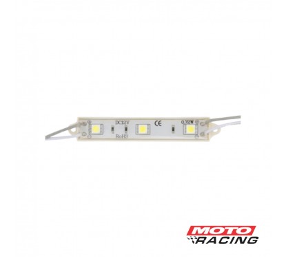 LAMPARA TUNNING TIRA 3 LED 12V AMARILLO