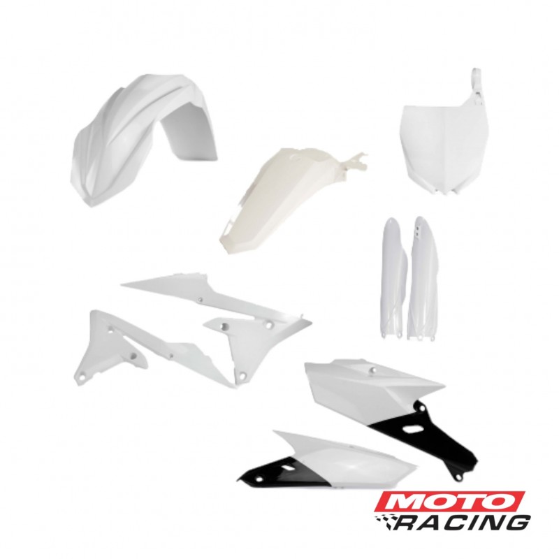 KIT PLASTICOS YAMAHA YZF 250/450 '14-'17 9 PZA BLANCO (ACERBIS)