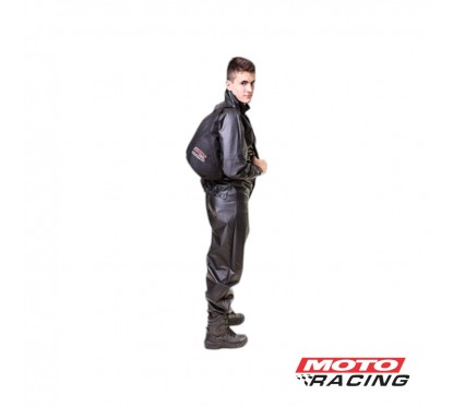 TRAJE PARA LLUVIA HOMBRE NEGRO "L" (PROTER CAPAS)