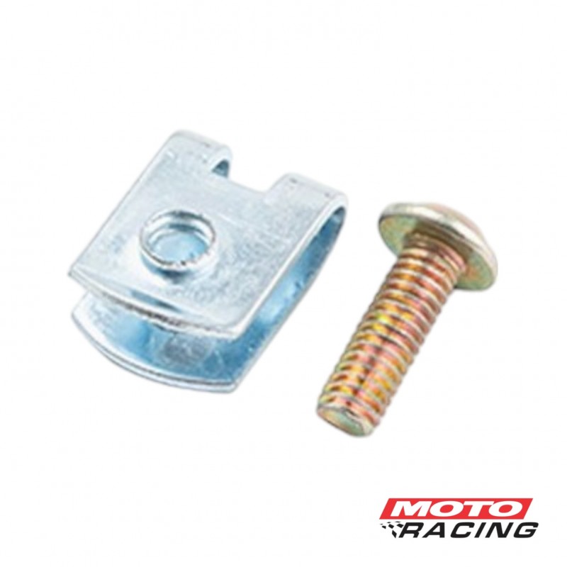 TORNILLO PLASTICO Y TUERCA RAPIDA 4X0.80 HONDA WAVE 110 S ()