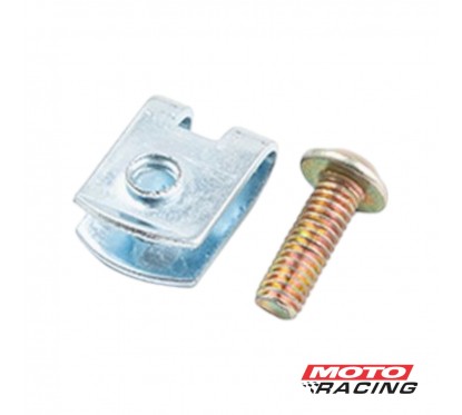 TORNILLO PLASTICO Y TUERCA RAPIDA 4X0.80 HONDA WAVE 110 S ()