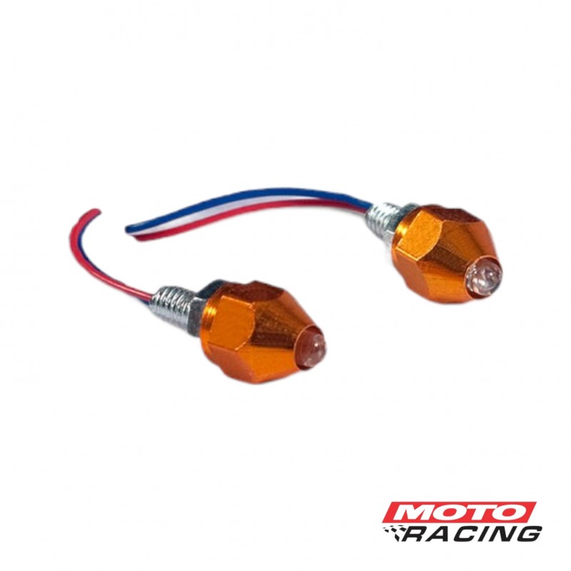 SET TORNILLO TUNNING 6mm C- LUZ AMARILLA x2 ()