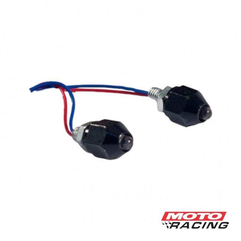 SET TORNILLO TUNNING 6mm C- LUZ NEGRO x2 ()