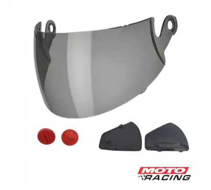 VISOR CASCO TAMASHI FUME C/TAPA Y TORNILLOS (VERTIGO)