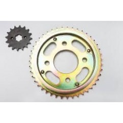 CORONA Y PIÑON HONDA 125 TODAY C- PROT. 43- 14 DORADA