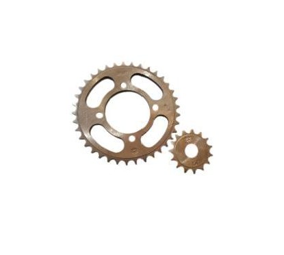 CORONA Y PIÑON YAMAHA CRYPTON T-105 37/15 DORADO