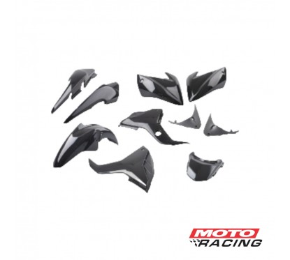 KIT PLASTICOS COMPLETO HONDA CG NEW TITAN 150 NEGRO 10P (NSU)