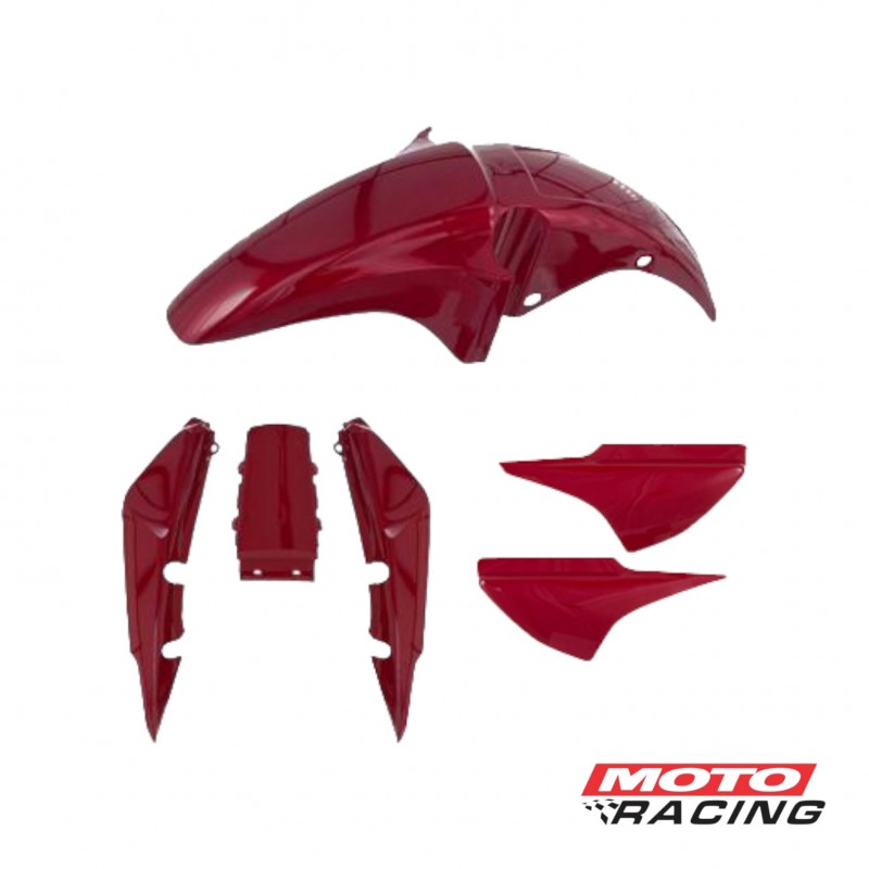 KIT PLASTICOS CG TITAN 150 M- VIEJO ROJO 3P 003-5002 (PRO TORK)