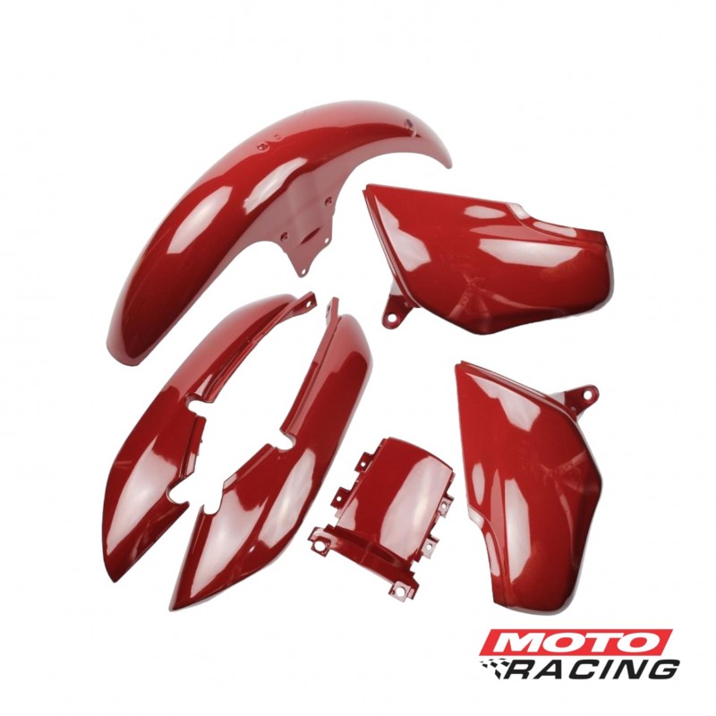 KIT PLASTICOS TITAN 125 98-99 ROJO 3P (PRO TORK)