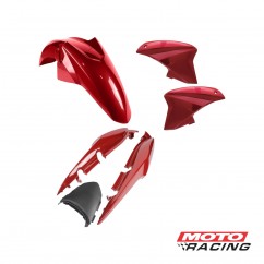 KIT PLASTICO HONDA CG NEW TITAN 150 ROJO 6P (PRO TORK)