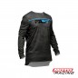 REMERA JERSEY MOTOCROS- ENDURO FAST GRIS PLOMO- AZUL "M" (PRO TO)
