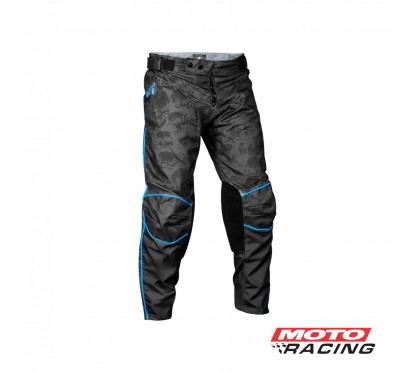 PANTALON MOTOCROS- ENDURO FAST GRIS PLOMO- AZUL "42" (PRO TORK)