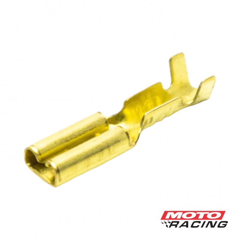 TERMINAL INSTALACION PALA HEMBRA P- MACHO 2.80mm C- TRABA (LATON)