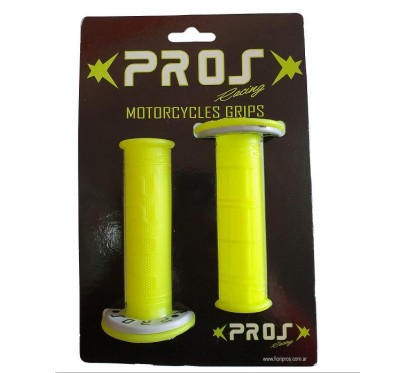 PUÑO CROSS PROS RACING AMARILLO C/GRIS