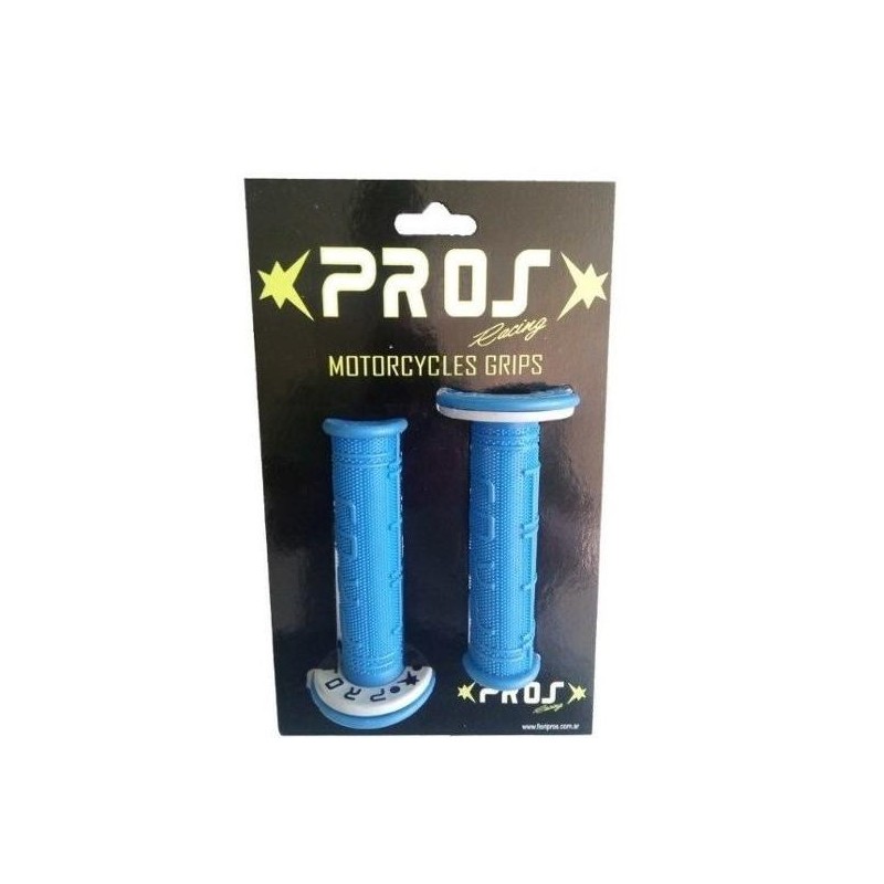 PUÑO CROSS PROS RACING AZUL C-  GRIS