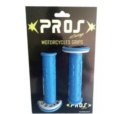 PUÑO CROSS PROS RACING AZUL C-  GRIS