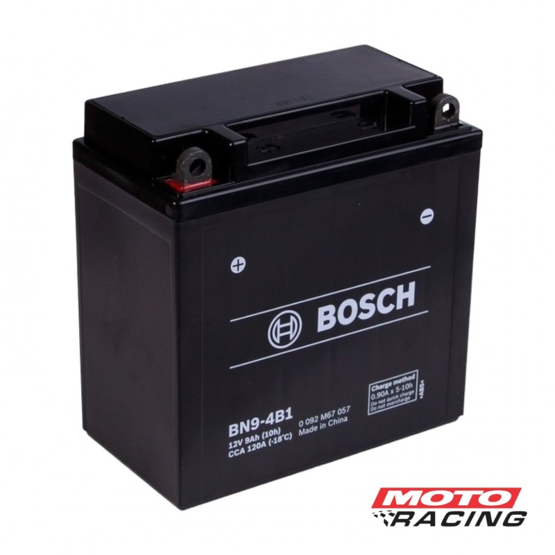 BATERIA 12V 9AH 12N9-4B-1 POSITIVO IZQUIERDO LIBRE MANT (BOSCH)