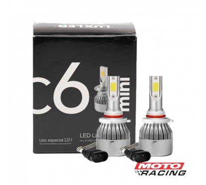 LAMPARA CREE LED 9006 12V 20000LM C6 MINI (LUXLED)