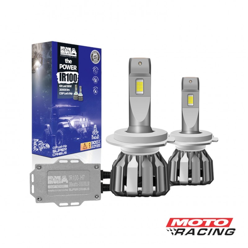 LAMPARA CREE LED H7 12V 30000LM IR100 (IRON)