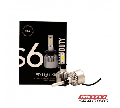 LAMPARA CREE LED H3 12-24V 22000LM S6 HEAVYDUTY (IRON)