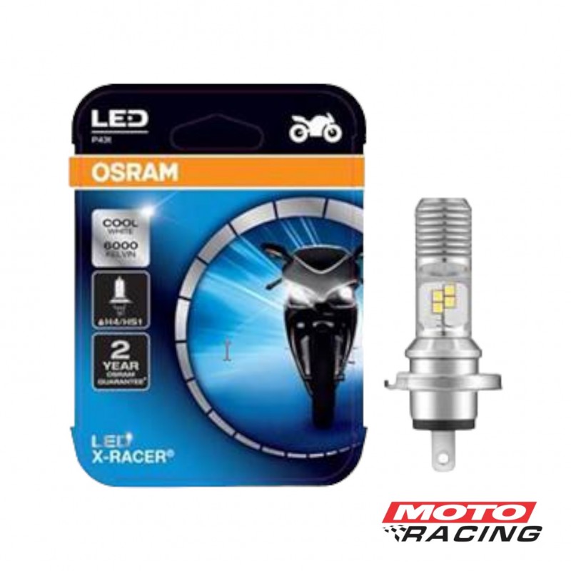 LAMPARA LED X-RACER 12V 5/6W P43T H4 HS1 (OSRAM)