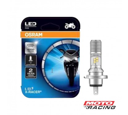 LAMPARA LED X-RACER 12V 5/6W P43T H4 HS1 (OSRAM)