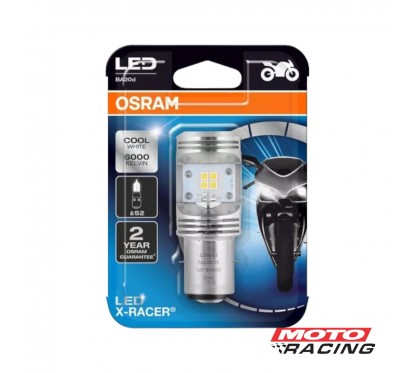 LAMPARA LED X-RACER 12V 5/6W BA20D BOSCH (OSRAM)