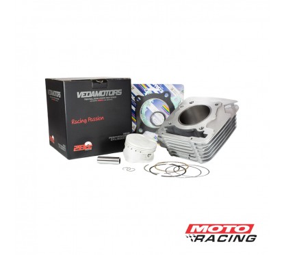 CILINDRO POTENCIADO 293 HONDA TORNADO-  TWISTER C-  PISTON (VEDAMOTORS)