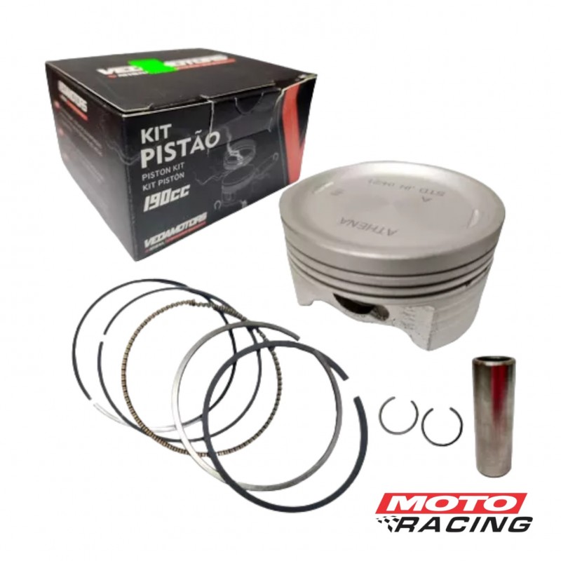 KIT PISTON HONDA CG TITAN/ XR 190 STD (VEDAMOTORS)