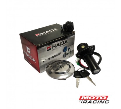 LLAVE CONTACTO YAMAHA YBR 125 -  250 C- TAPA TANQUE SET (HADA)