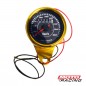 TABLERO CUENTA KM/H UNIVERSAL T/ CAFE RACE MECANICO DORADO (OS)