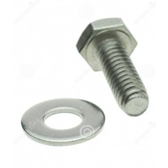 TORNILLO ARCO POSAPIE C- ARANDELA PLANA X4 (MR)