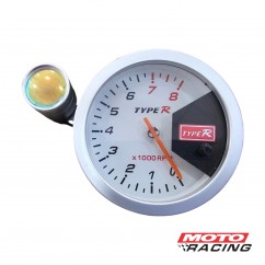 TABLERO RPM TACOMETRO UNIVERSAL 8000 rpm C- LUZ PROGRAMA (OSAKA)
