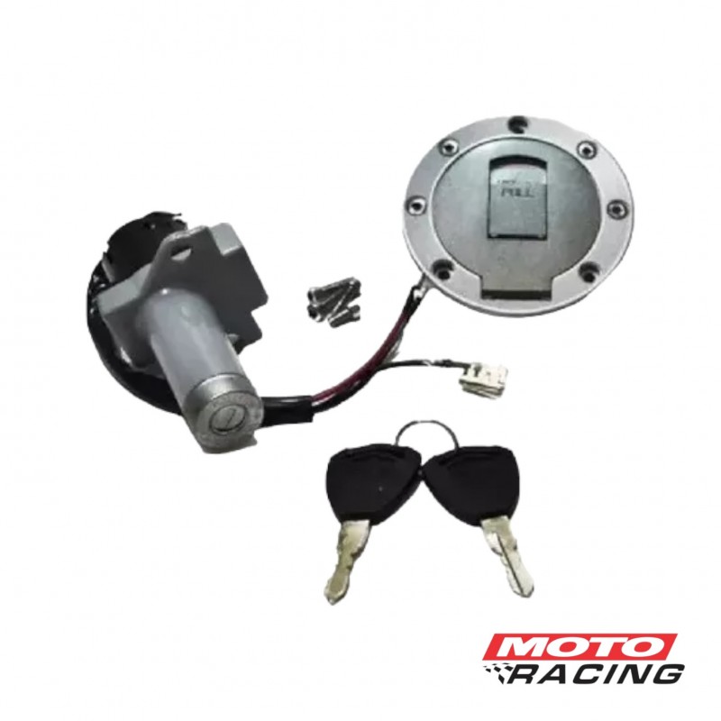 LLAVE CONTACTO ZANELLA RX SET C- TAPA TANQUE Y TRABA ASIEN (OKI)