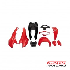 KIT PLASTICOS GILERA SMASH 110 PINTADO 10P ROJO (OKINOI)