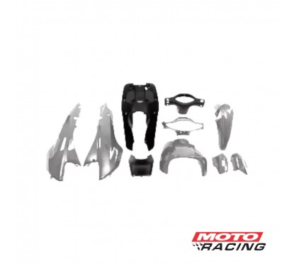 KIT PLASTICOS GILERA SMASH 110 PINTADO 10P GRIS CLARO (OKINOI)