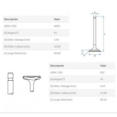 VALVULA ADMISION MOTOMEL DAKAR 200 / MOTARD 200