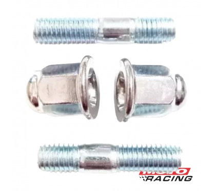 ESPARRAGO ESCAPE 8x40MM TITAN-  TORNADO C-  TUERCA X2 (CROSS-X)