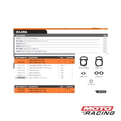 JUNTA CABEZA CILINDRO GILERA VC 200R -  MOTOMEL SR 200 (ALFA)