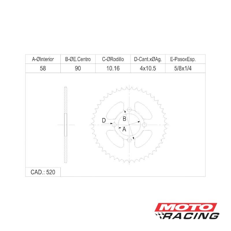 CORONA Z-43 X 520 BETA MOTARD 250 (CATALANO)