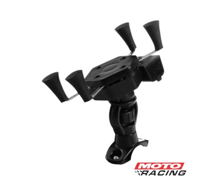 PORTA CELULAR 4 PUNTAS C- USB 12V P- MANUBRIO (FORTE)