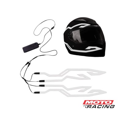 TIRA LED ADHESIVA P- CASCO 3 FUNCIONES BLANCO X2 (OSAKA)