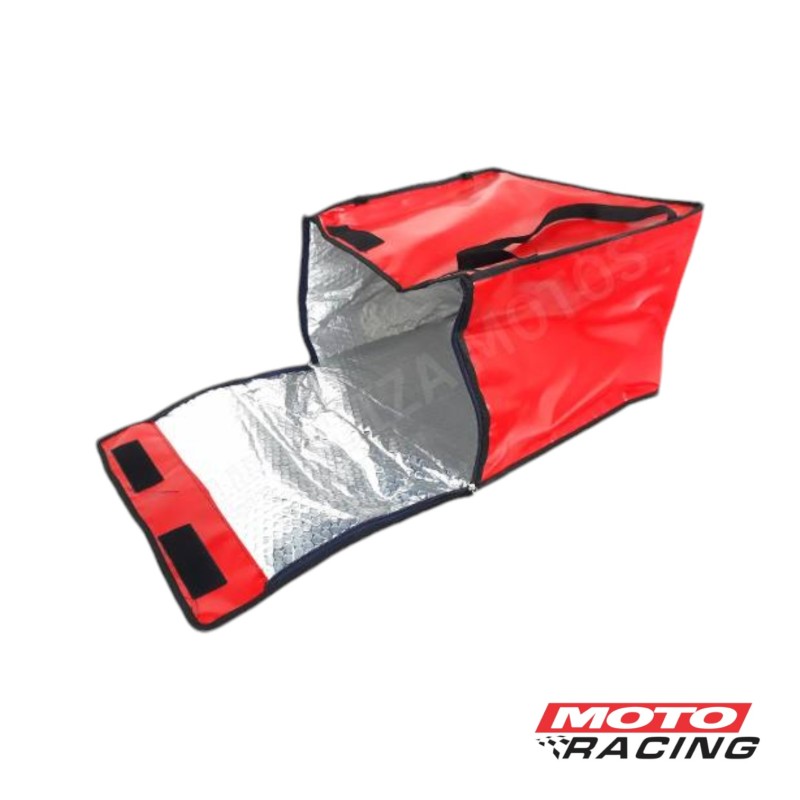 BOLSO TERMICO DELIVERY 4 PIZZAS C- CIERRE TIPO PEDIDO YA (OSAKA)