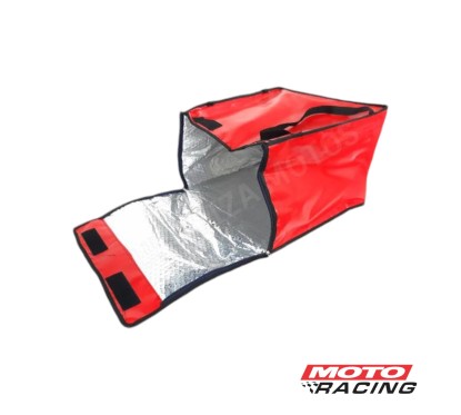 BOLSO TERMICO DELIVERY 4 PIZZAS C- CIERRE TIPO PEDIDO YA (OSAKA)