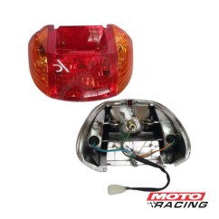 FARO TRASERO HONDA BIZ / SMASH 110 C/GIRO AMBAR (OKINOI)