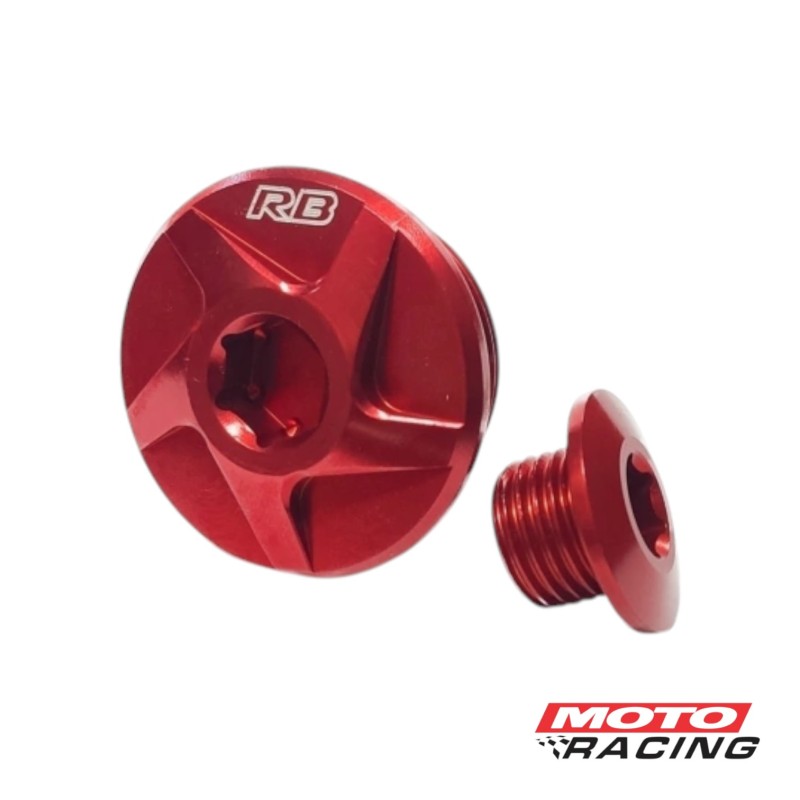 TAPON ENCENDIDO HONDA TITAN / XR 150 L 32mm ROJO RB PARTS