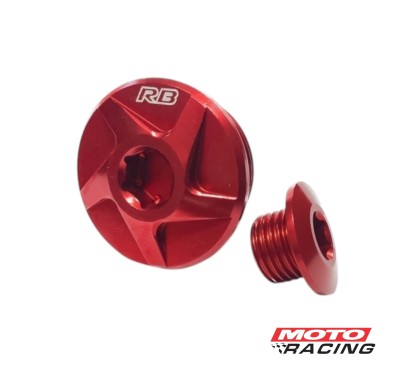 TAPON ENCENDIDO HONDA TITAN / XR 150 L 32mm ROJO RB PARTS