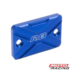 TAPA BOMBA LIQUIDO FRENO UNIVERSAL ALUMINIO AZUL RB PARTS