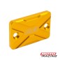 TAPA BOMBA LIQUIDO FRENO UNIVERSAL ALUMINIO DORADO RB PARTS