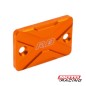 TAPA BOMBA LIQUIDO FRENO UNIVERSAL ALUMINIO NARANJA RB PARTS